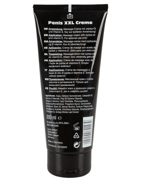 Penis Xxl Creme 200 Ml