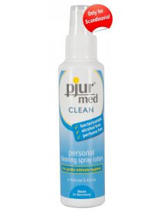 N Pjur Med Clean Spray 100 Ml  Spray Per L'Igiene Intima Senza Alcool