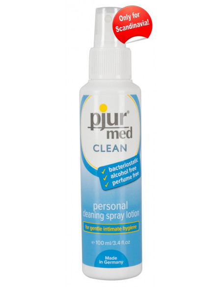N Pjur Med Clean Spray 100 Ml  Spray Per L'Igiene Intima Senza Alcool