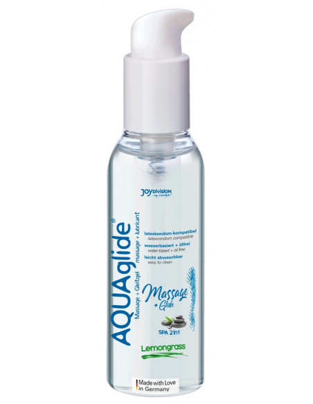 Aquaglide Lemongrass 200 Ml Lubrificante Intimo Gel Per Massaggi Vaginale Anale