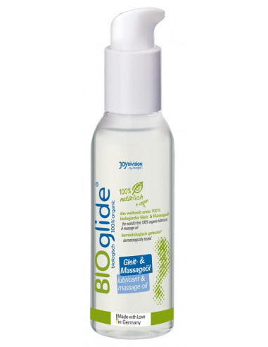 BIOglide lubricant and massage oil