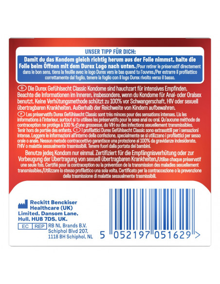 Durex Gefühlsecht 3 pcs