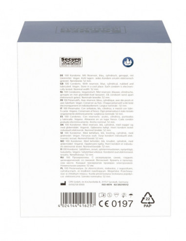Secura Blue Pearl x 100