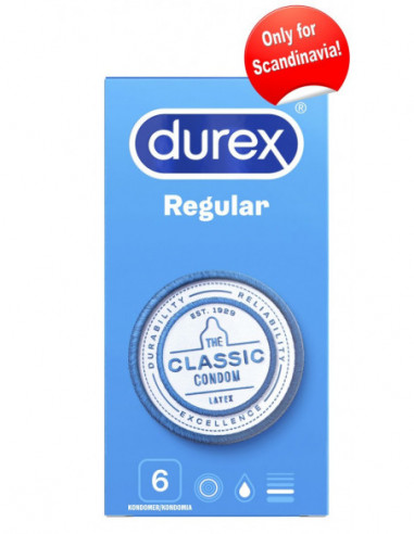 Durex Regular 6 Condoms