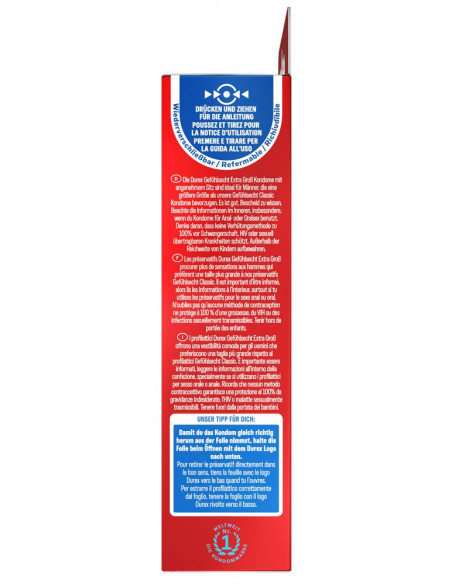 Durex gefühlsecht extra groß10