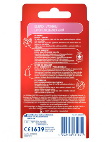 Durex gefühlsecht extra groß10