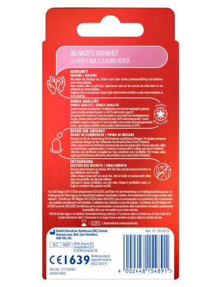 Durex Gefühlsecht Class 20 pcs