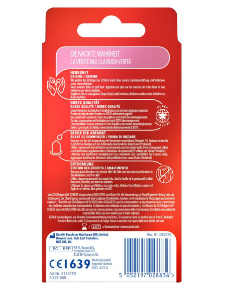 Durex Gefühl.extra feucht 10pc