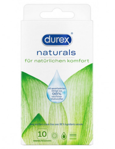 Durex Naturals Pack of 10