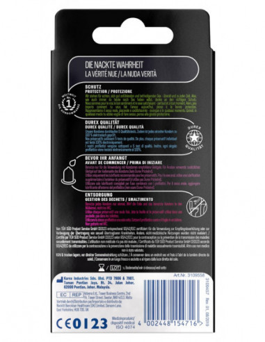Durex Perfect Glide pack of 10