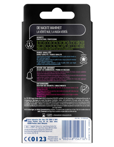 Durex Perfect Glide pack of 10