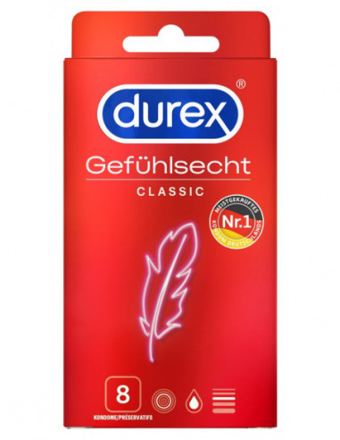 Durex Gefühlsecht Classic 8pcs -...