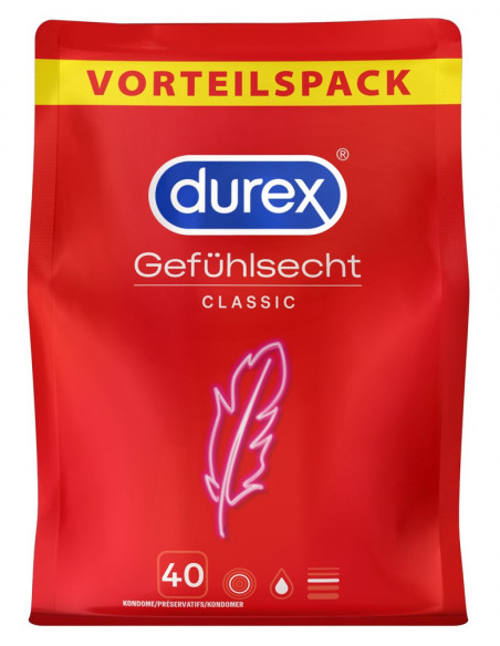 Durex Gefühlsecht Classic 8pcs - Durex - trasparente (cod. 244)
