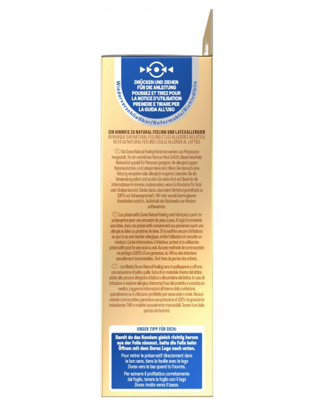 Durex Natural Feeling 10 pcs - Durex - trasparente (cod. 246)