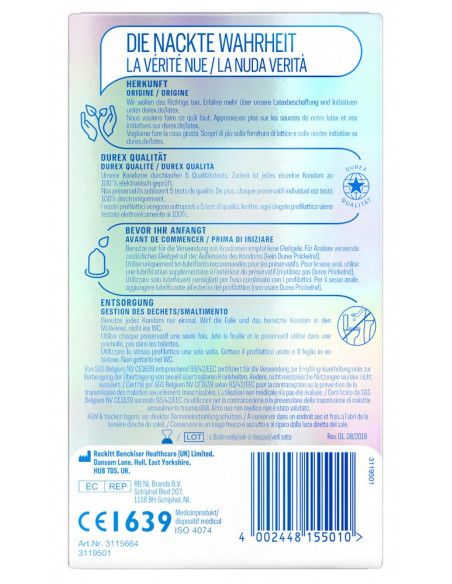 Durex Invisible extra dünn x12
