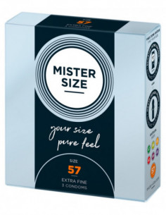 Mister Size 57mm pack of 3 2