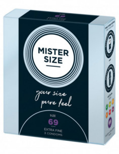 Mister Size 69mm pack of 3 2