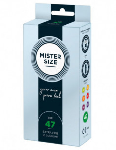Mister Size 47mm pack of 10 2