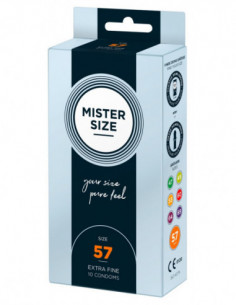 Mister Size 57mm pack of 10 2