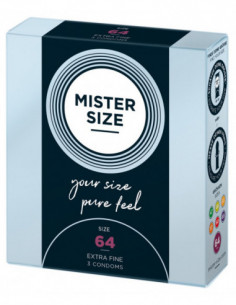 Mister Size 64mm pack of 3 2