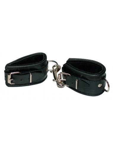 Leather Handcuffs padded