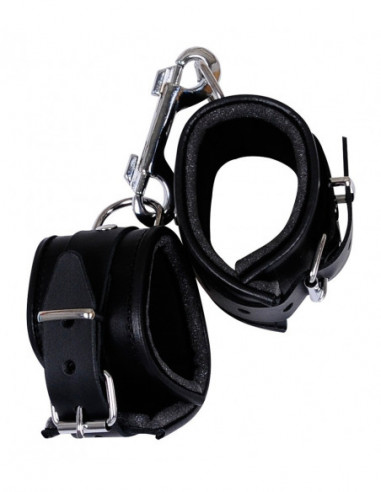 Leather Handcuffs padded