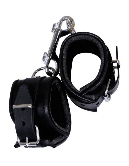 Leather Handcuffs padded