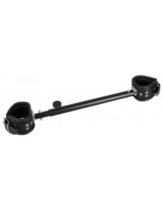 Leather Spreader Bar - ZADO - Nero (cod. 393)