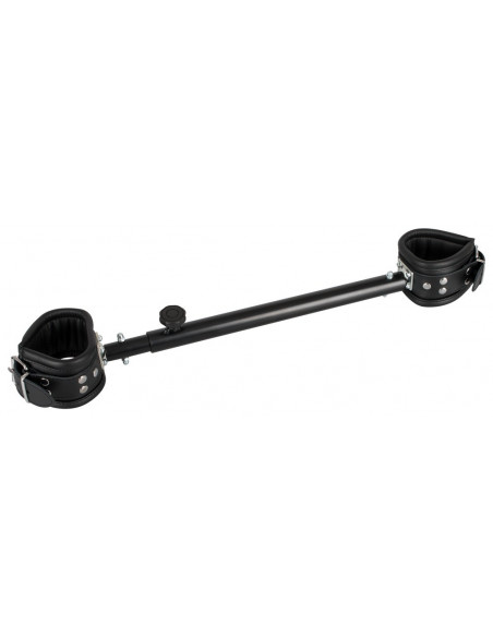 Leather Spreader Bar - ZADO - Nero (cod. 393)