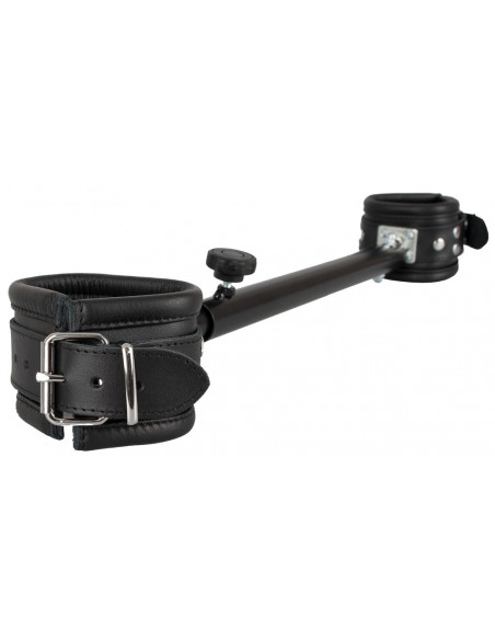 Leather Spreader Bar - ZADO - Nero (cod. 393)