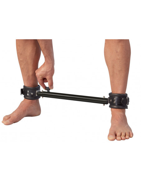 Leather Spreader Bar - ZADO - Nero (cod. 393)