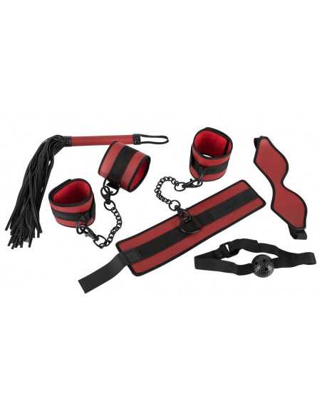 Bondage Set red/black - Bad Kitty - rosso (cod. 80)