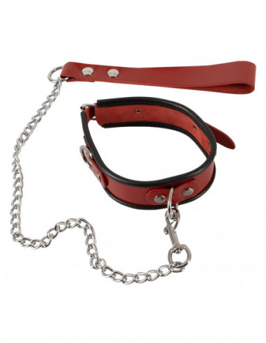 Leather Collar and Leash - Wild Thing by Zado