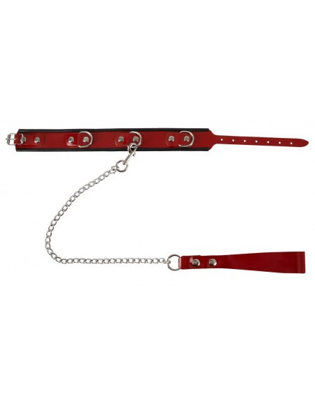 Leather Collar and Leash - Wild Thing by Zado