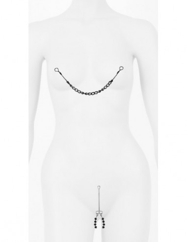 FFSLE Nipple and Clit Jewelry Bl