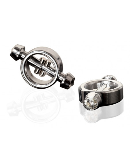 Magnetic Nipple Clamps Silver