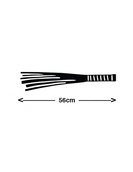 Leather Flogger - ZADO - Nero (cod. 389)
