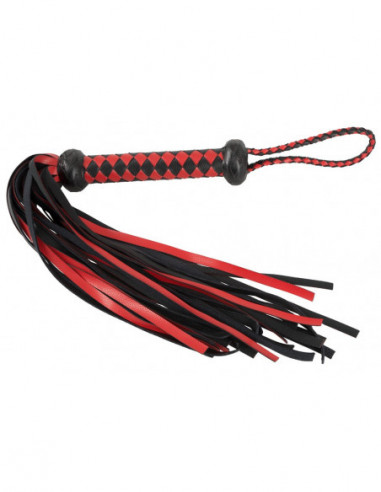 Bad Kitty Flogger red and black Frusta