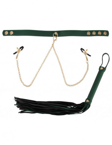 BK Collar, Clips and Flogger