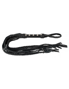 Leather Flogger CatONine 2