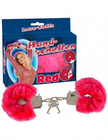 Handcuffs Love Cuffs red