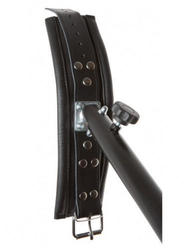 Leather Spreader Bar - ZADO - Nero (cod. 394)