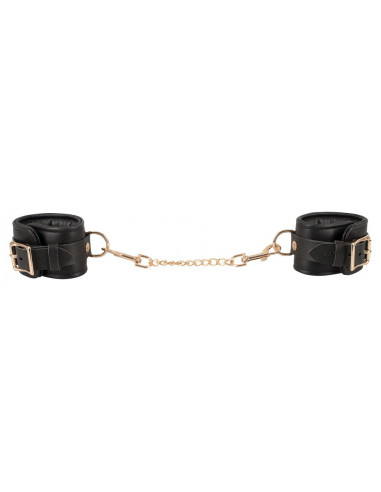Leather Handcuffs gold