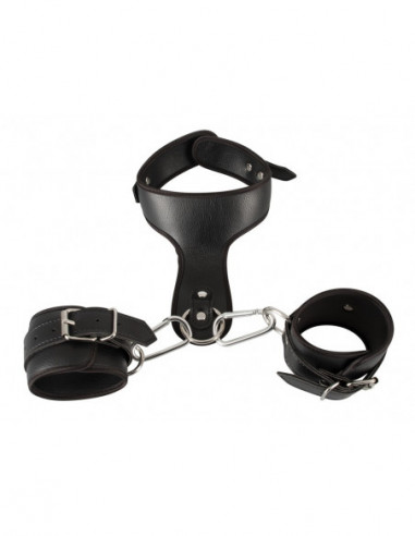 Imit. Leather Restraint Set O
