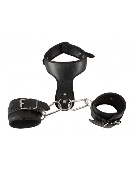 Imit. Leather Restraint Set O