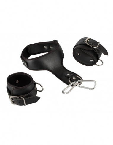 Imit. Leather Restraint Set O