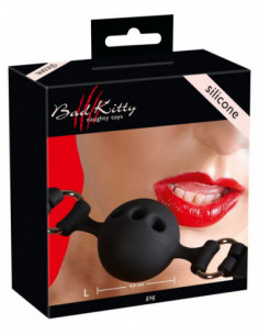 Gag Silicone - Bad Kitty - Nero (cod. 251)