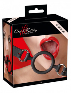 Gag Silicone - Bad Kitty - Nero (cod. 249)