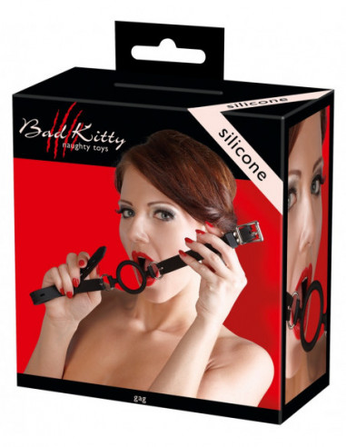 Gag Silicone - Bad Kitty - Nero (cod. 249)