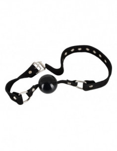 Leather Gag black S-L 2